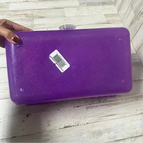 Caboodles Cosmetic Makeup Case Organizer Tray with Mirror Purple Sparkle USA - Picture 8 of 9